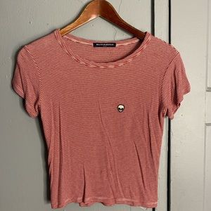 Brandy Melville striped crop top